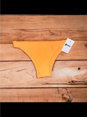 Fused Hawaii Yellow Bikini Bottoms Size Large
